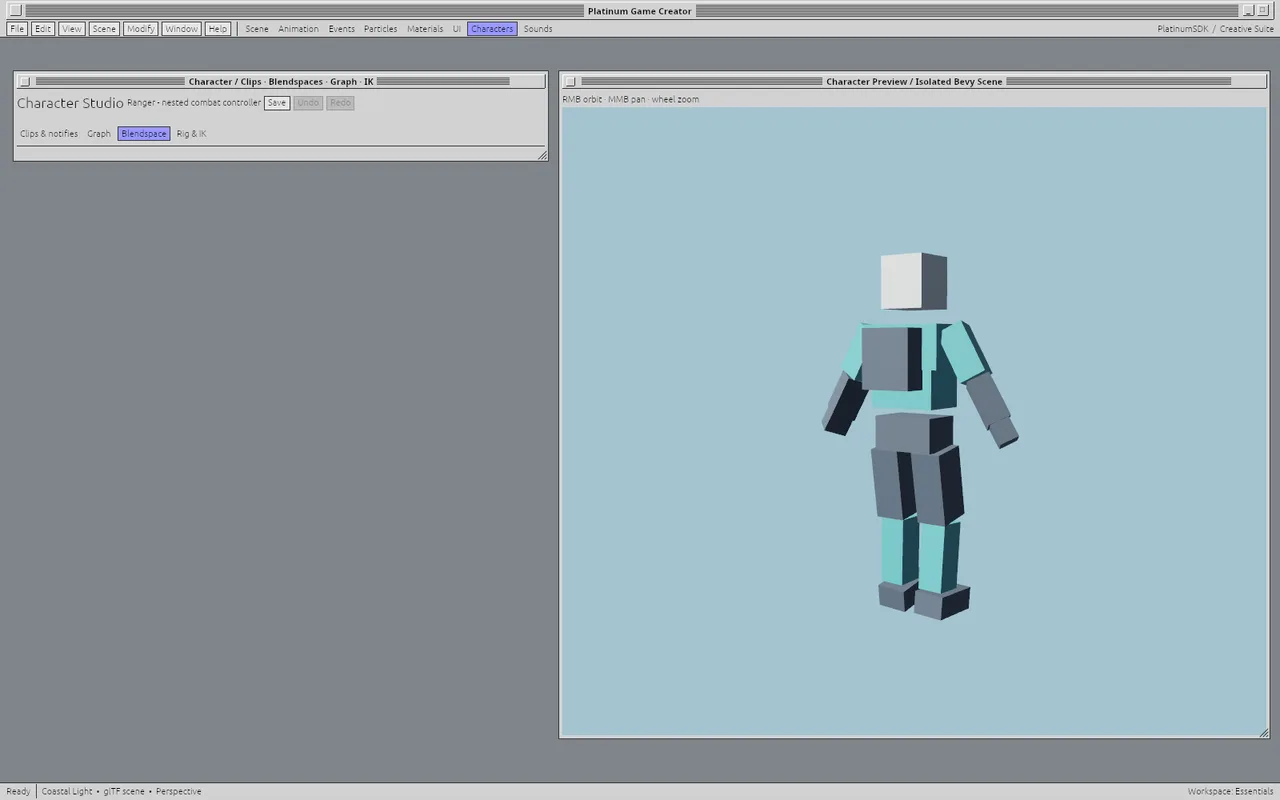 Blendspace authoring relates speed and direction to the clips that supply locomotion.